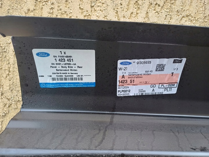 фото №8, Ford galaxy mk3 08-15 крило праві задній 1423451