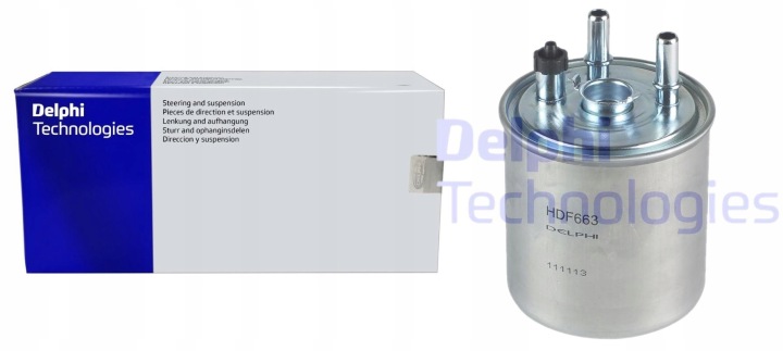 FILTRE CARBURANTS RENAULT del-hdf663-zs1