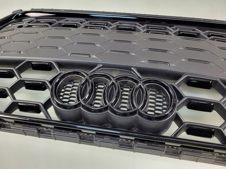 фото №12, Audi s4 b9 рестайлінг a4 решітка радіатора решітка mat радіатор бампера чорний line нова