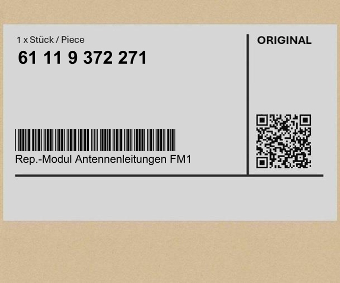 фото №1, Модуль do ремонт провод антенна. fm1 bmw 3 f30