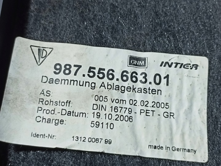 фото №9, Porsche cayman 987 бардачок праве зад 98755666301
