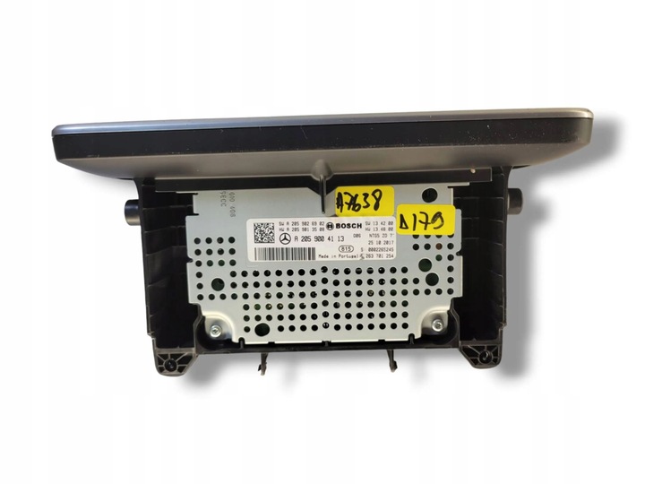 фото №8, Mercedes-benz c w205 2018 панель / радиопроигрыватель cd/dvd/gps