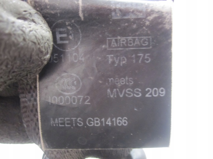 фото №8, Opel astra j рестайлінг 13r pas безпеки праве f13394807 n13392995