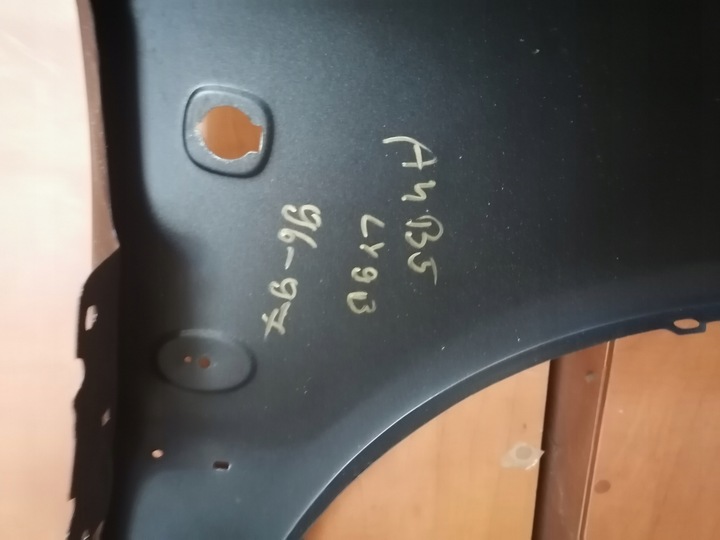 фото №8, Крило лівий перед audi a4 b5 дорестайлінг ly9b з отвір na емблема