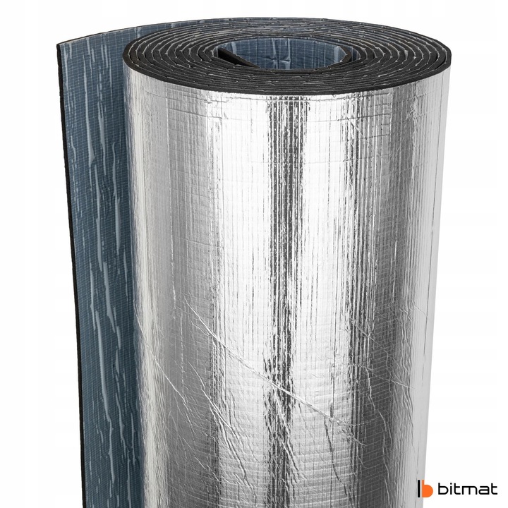 фото №12, Коврик izolująca термически paroizolacyjna з алюминий резиновая губка з klejem