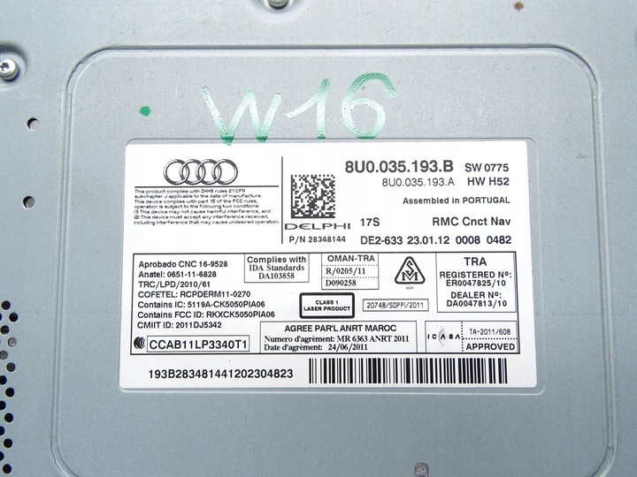 фото №9, Радіо навігація навігація панель мультимедіа mmi 8u0035193b audi q3 8u