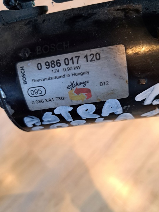 фото №6, Corsa c combo astra g стартер 1.4 1.6 b 0986017120