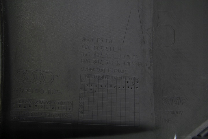 фото №16, Оригинальный номер бампер зад audi s5 / a5 b9 рестайлинг s-line купе 8w6 2019-2024 8w6807511h