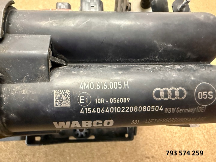 фото №6, Audi q7 q8 насос компрессор подвески пневматической 4m0616005h wabco bdb