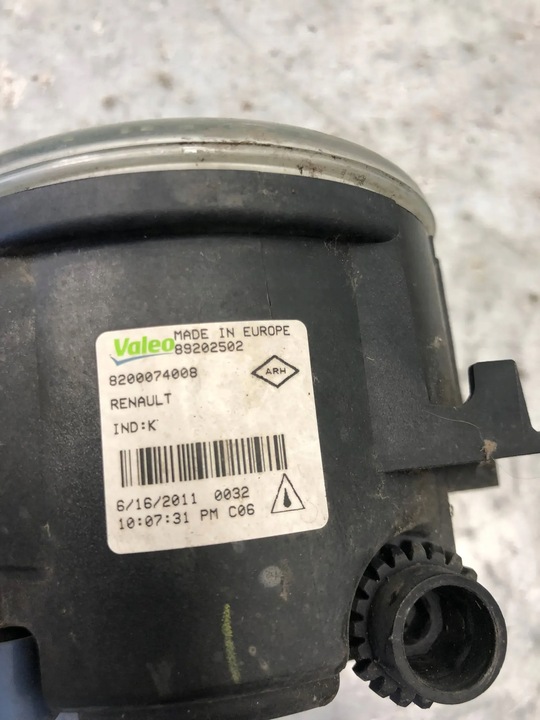 фото №6, Галоген перед renault scenic iii 8200074008