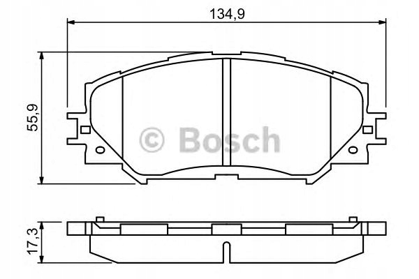 фото №15, Тормозные колодки ham. toyota p. auris/corolla/rav 4/urban cruiser/verso 1,3-2,4 05-