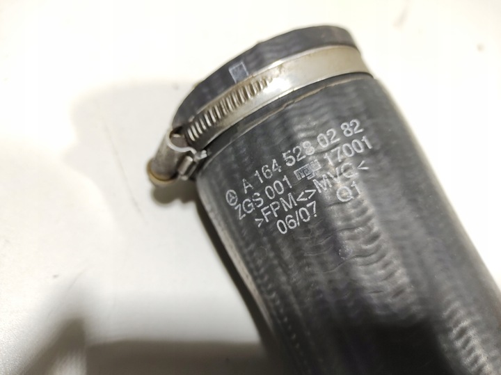 фото №5, Mercedes ml w164 3.0 шланг интеркулер 1645280282