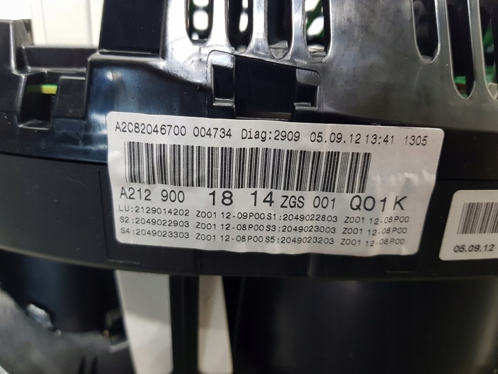 фото №8, Mercedes w212 w207 спідометр  прилади англієць 2129001814