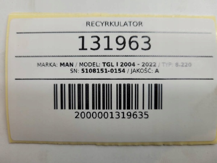 фото №9, Рециркулятор выхлопных газов радиатор egr man tgl i 5108151-0154