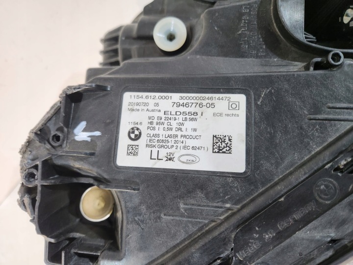 фото №9, Bmw 7 g11 g12 lci фара laser права - 17262