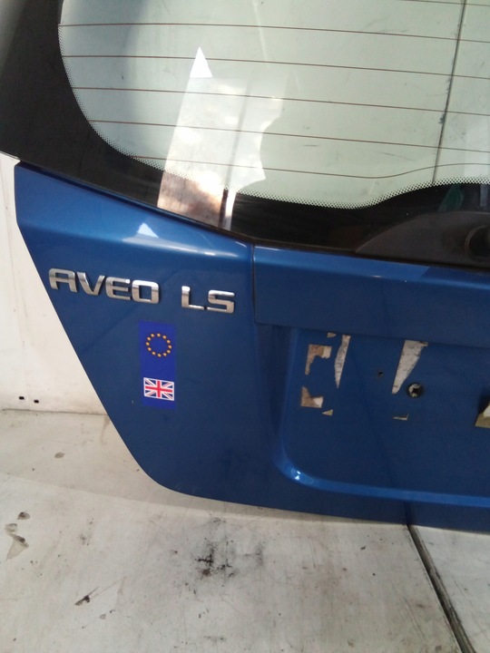 фото №6, E655 кришка багажника aveo t250 синій