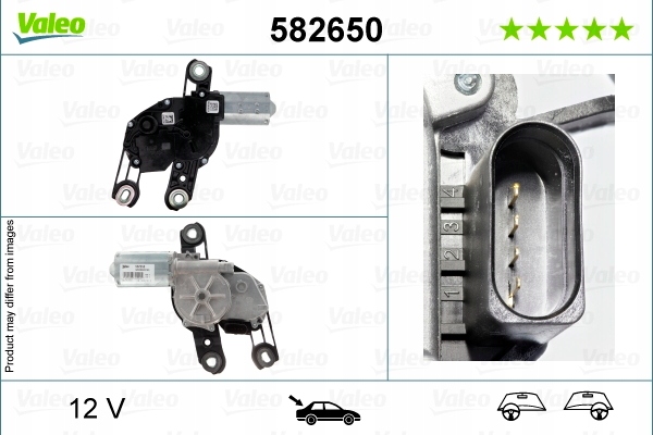 фото №1, Valeo двигатель дворник зад seat leon st 09.12-08.20