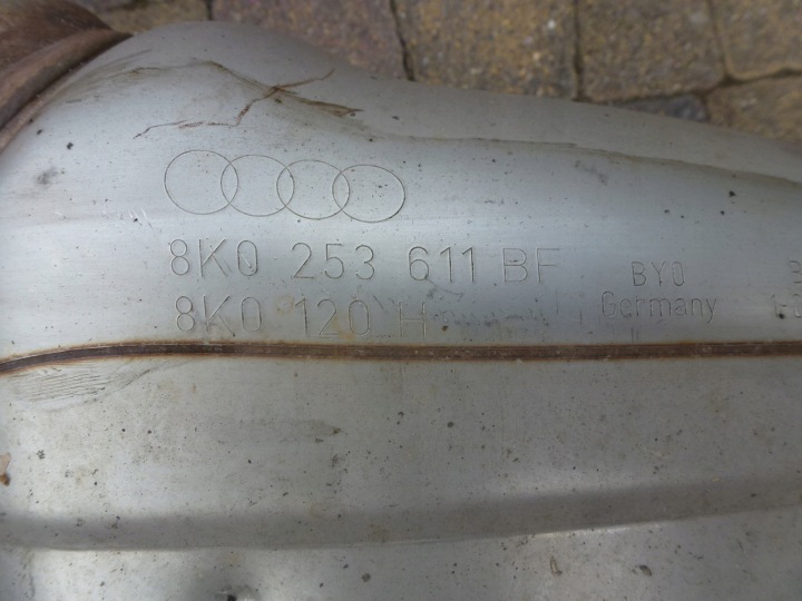 фото №6, Глушник кінцевий audi a4 b8 3.0 tdi 8k0253611bg 8k0253611bf