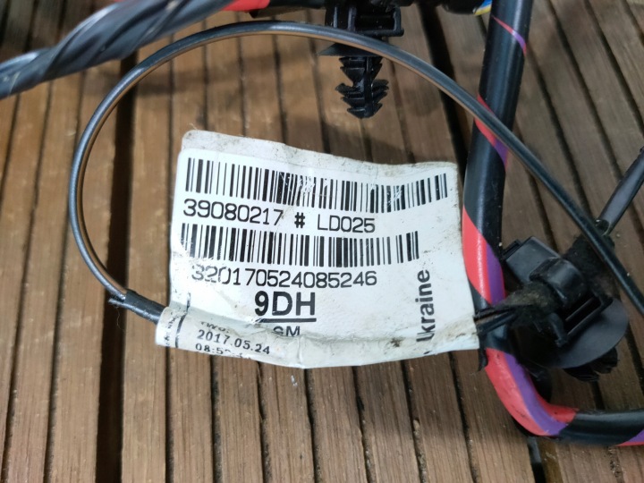 фото №5, Opel astra k 15-19 джгут провід живлення plus 39080217 oem номер