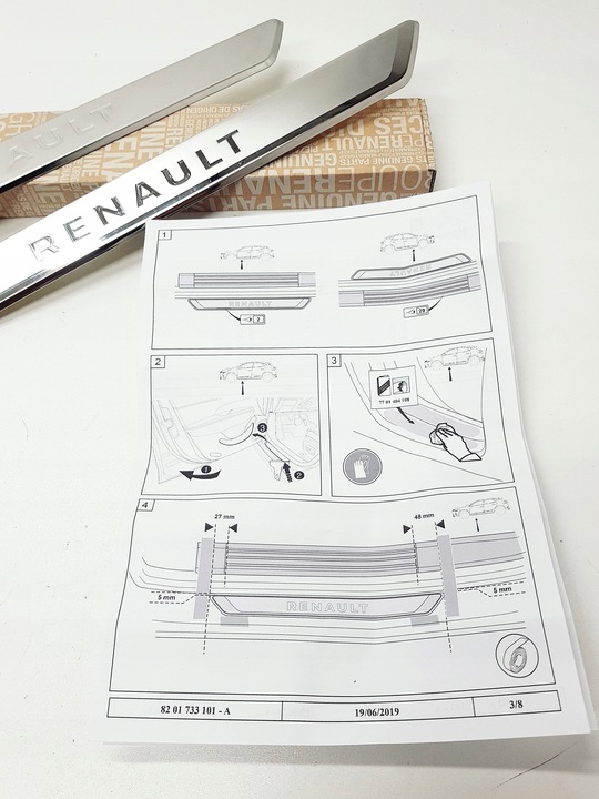 фото №10, Org планки порогові clio v trafic kangoo iii scenic
