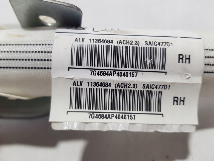 фото №8, Mg 4 ev22 eh33 шторка повітряна подушка права подушка  11364684