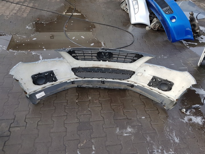 фото №9, Vw tiguan i 5n 06-10r бампер перед решітка радіатора lr7n