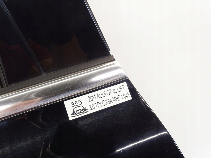 фото №11, Дверь левый зад левая задние audi q7 4l рестайлинг чёрные l041 lo41