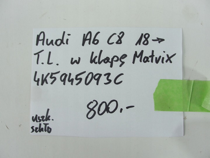 фото №6, Лампа зад ліва audi a6 c8 2018- matrix 4k5945093c