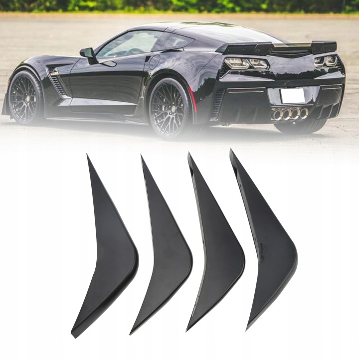 фото №9, Заднее бампер диффузор fin wymienca ksztat chevrolet corvette c7 a0