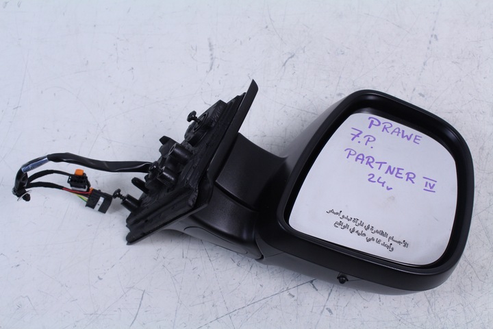 фото №1, Дзеркало праві 7 pin berlingo iv partner iv 24r. фургон