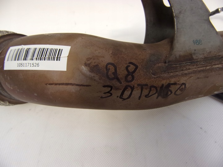 фото №5, Audi q8 2018- з'єднувач гнучкий вихлоп труба