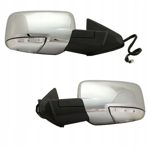 фото №1, Дзеркало праві + ліві хром комплект 6+7 провід dodge ram 2009-2018