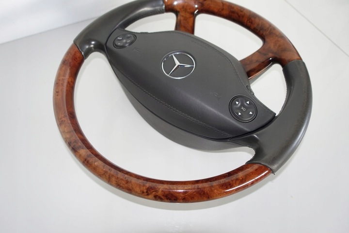фото №9, Mercedes w221 руль w216 дерево деревянная 2214800303