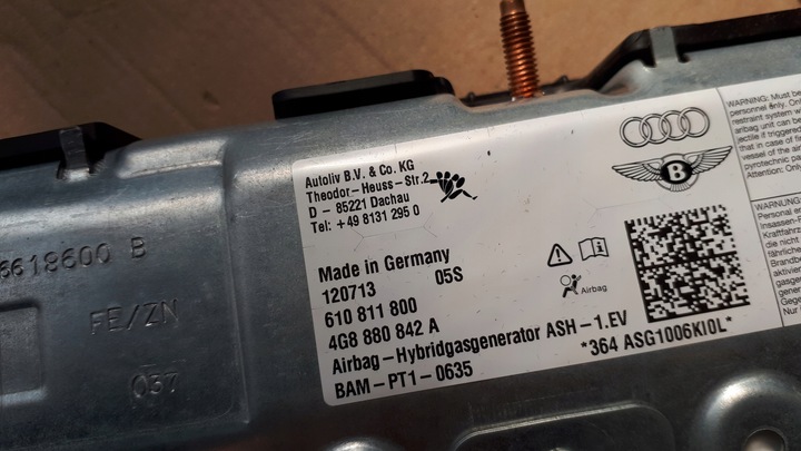 фото №8, Audi оригінальний номер 4g8880842a