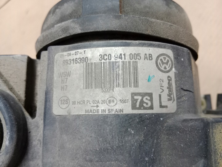 фото №9, Лампа перед передня ліва права vw passat b6 3c0 3c0941006ab eu