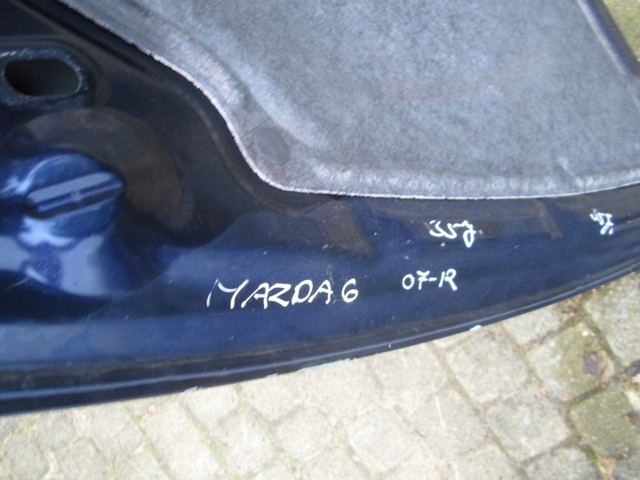 фото №14, Капот крышка двигателя mazda 6 gh 2007-12 серый красивая разные цвета