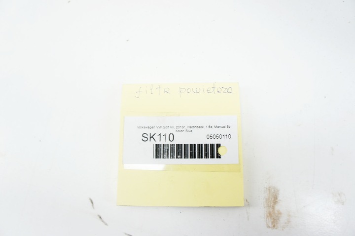 фото №7, Sk110 vw golf vii 1.6d корпус фильтра воздуха 5q0129607s 5q0129601aa