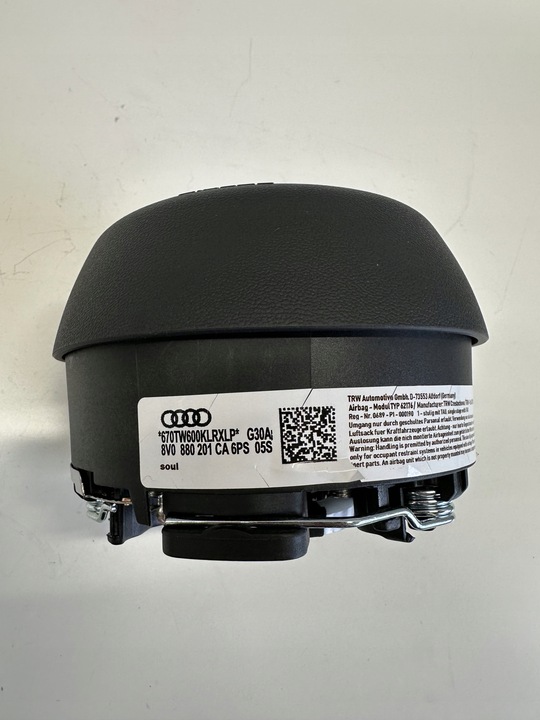 фото №6, !подушка водителя подушка безопасности audi a3 s3 8v 8v0880201ca 8v0880201!