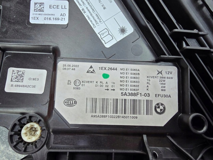 фото №10, Bmw 5 g30 g31 m5 f90 рестайлинг lci фара левая перед полный led laser тень line