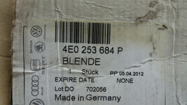 фото №5, Audi a8 s8 наконечник вихлоп ліва 4e0253684p