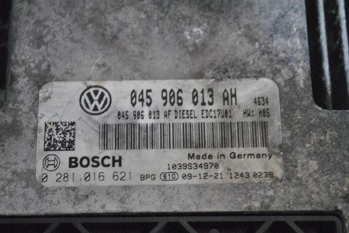 фото №5, Блок управления двигателя skoda fabia 1.4tdi 0281016621 045906013ah