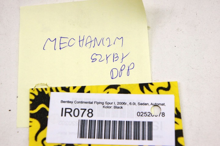 фото №9, Ir078 bentley flying spur i механізм скла перед