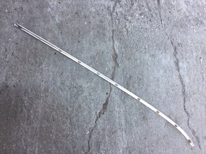 фото №6, Audi a3 8p cabrio планка крышная хром левый зад