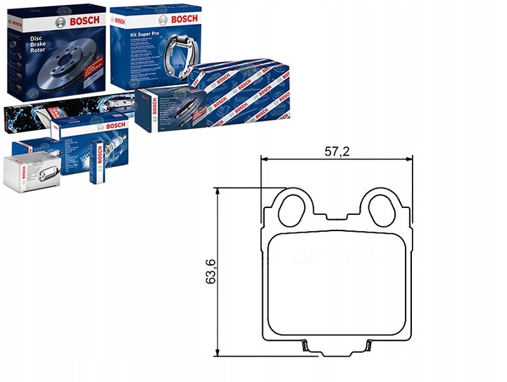фото №1, Bosch 986 494 231 набор тормозные колодки тормозных, тормоза дисковые