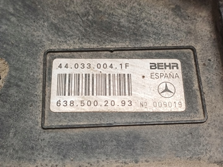 фото №6, Mercedes vito w638 96- вентилятор охлаждения радиатора (диффузор) 6385002093