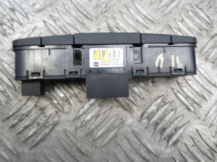 фото №3, Панель кнопок seat ibiza 4 6j 6j0 рестайлинг 6j0927137as