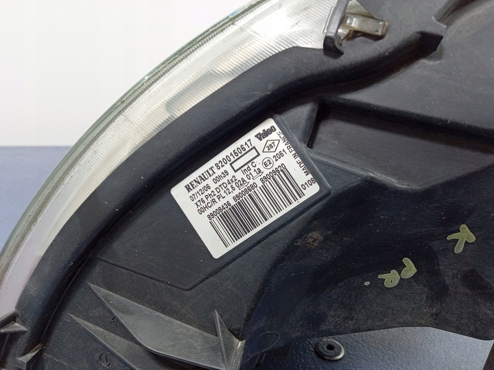 фото №5, Kangoo i рестайлинг фара правые лампа eu 8200150617