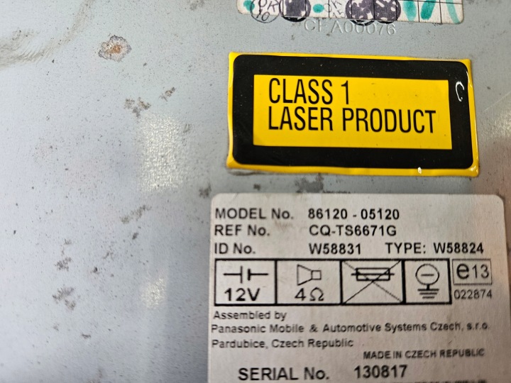 Заказать Toyota avensis t25 03-08 радио lift из Польши