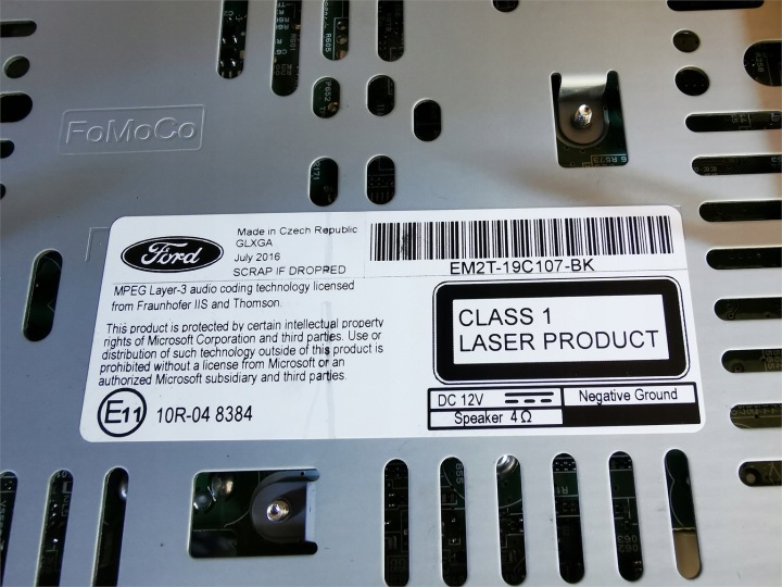 фото №13, Ford galaxy mk4 14-19 навигация оригинальная магнитола демонтаж h2gt-14g370-fab
