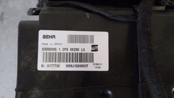 фото №5, Отопитель кондиционер seat ibiza 6j iv 6j1820003t